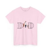 Dad Family Silhouette T-Shirt — "DAD" Letter Design with Kids (Father’s Day Gift) - Image 33