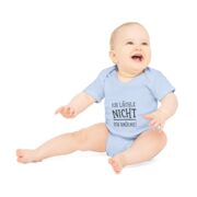 Baby Bodysuit "Ich lächle nicht, ich drücke!" – Organic Short Sleeve Infant Onesie - Image 12