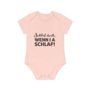 Baby Bodysuit – "Schlaf doch, wenn I a schlaf!" German Funny Baby One-Piece - Image 4
