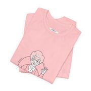Grandma Serving Pie Illustration T-Shirt — Cute Retro Baker Tee - Image 51