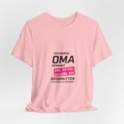 Grandma Announcement Tee — "Ich werde OMA genannt weil ich viel zu cool bin" Frenchie Grandma Gift - Image 46