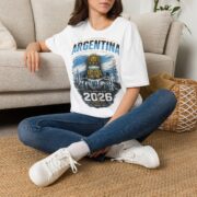 Argentina Soccer T-Shirt — AFA 2026 Vintage Football Pride - Image 2