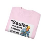 Saufen Graphic Tee – Funny German Drinking Quote T-Shirt - Image 28