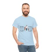 Dad Family Silhouette T-Shirt — "DAD" Letter Design with Kids (Father’s Day Gift) - Image 30