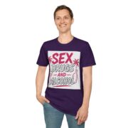 Sex, Drugs and Alcohol T-Shirt — Retro Palm Beach Party Graphic Tee - Image 12