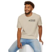 Proud Father T-Shirt — Minimal Chest Logo Dad Tee - Image 7