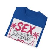 Sex, Drugs and Alcohol T-Shirt — Retro Palm Beach Party Graphic Tee - Image 17