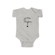 Infant Bodysuit — "Du Wirst Papa" New Dad Announcement Baby Onesie - Image 13