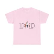 Dad Family Silhouette T-Shirt — "DAD" Letter Design with Kids (Father’s Day Gift) - Image 31