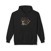 Dog Lover Hoodie — "I Just Wanna Stay Home & Cuddle with My Dog" Cute Paw Print Graphic - Image 5