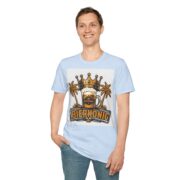 Bierkönig Crown Beer T-Shirt — Tropical Palm Beer Graphic Tee - Image 2