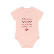 Baby Bodysuit «Ab heute bestimme ich» – Organic Short Sleeve Baby One-Piece (German) - Image 4
