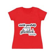 Women's T-Shirt — "Nicht perfekt aber glücklich" Momlife Graphic Tee - Image 45