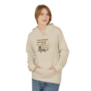 Dog Lover Hoodie — "I Just Wanna Stay Home & Cuddle with My Dog" Cute Paw Print Graphic - Image 11