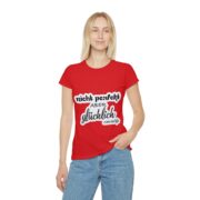 Women's T-Shirt — "Nicht perfekt aber glücklich" Momlife Graphic Tee - Image 47