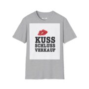 T-Shirt — "Kuss Schluss Verkauf" Lip Print Graphic Tee - Image 15