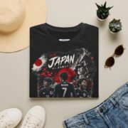 Japan Soccer Tee – Samurai Blue World Cup Tribute T-Shirt (Mitoma #7) - Image 5