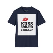 T-Shirt — "Kuss Schluss Verkauf" Lip Print Graphic Tee - Image 43