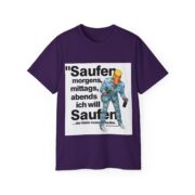 Saufen Graphic Tee – Funny German Drinking Quote T-Shirt - Image 21