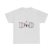 Dad Family Silhouette T-Shirt — "DAD" Letter Design with Kids (Father’s Day Gift) - Image 6