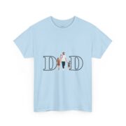 Dad Family Silhouette T-Shirt — "DAD" Letter Design with Kids (Father’s Day Gift) - Image 28