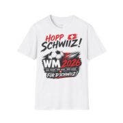 Hopp Schwiiz! WM 2026 Soccer T-Shirt — Swiss Football Fan Tee - Image 3