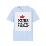 T-Shirt — "Kuss Schluss Verkauf" Lip Print Graphic Tee - Image 31