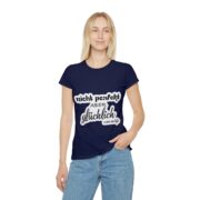 Women's T-Shirt — "Nicht perfekt aber glücklich" Momlife Graphic Tee - Image 31