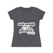 Women's T-Shirt — "Nicht perfekt aber glücklich" Momlife Graphic Tee - Image 25