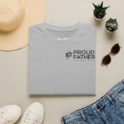 Proud Father T-Shirt — Minimal Chest Logo Dad Tee - Image 12