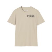 Proud Father T-Shirt — Minimal Chest Logo Dad Tee - Image 5