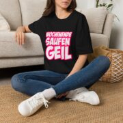 T-Shirt — "Wochenende Saufen Geil" Party Graphic Tee - Image 6