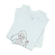 Grandma Serving Pie Illustration T-Shirt — Cute Retro Baker Tee - Image 43