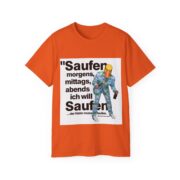 Saufen Graphic Tee – Funny German Drinking Quote T-Shirt - Image 9