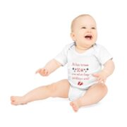 Baby Bodysuit «Ab heute bestimme ich» – Organic Short Sleeve Baby One-Piece (German) - Image 3