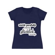 Women's T-Shirt — "Nicht perfekt aber glücklich" Momlife Graphic Tee - Image 29