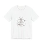 Grandma Serving Pie Illustration T-Shirt — Cute Retro Baker Tee