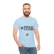 Proud Father T-Shirt — Minimal Dad Graphic Tee - Image 25