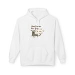 Dog Lover Hoodie — "I Just Wanna Stay Home & Cuddle with My Dog" Cute Paw Print Graphic