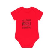 Baby Bodysuit "Ich lächle nicht, ich drücke!" – Organic Short Sleeve Infant Onesie - Image 16