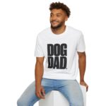 Dog Dad T-Shirt — Bold Block Letter Tee for Proud Pet Owners