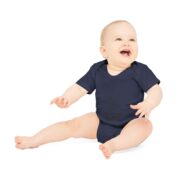 Baby Bodysuit "Nackt sehe ich noch besser aus" — Organic Short Sleeve Baby Onesie, Cute German Baby Gift - Image 10