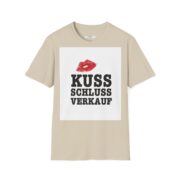 T-Shirt — "Kuss Schluss Verkauf" Lip Print Graphic Tee - Image 11