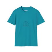 Cat Heart Line Art T-Shirt — Minimal Cute Cat Lovers Tee - Image 22