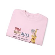 Sweatshirt — "Oma weiß alles" Funny German Grandma Crewneck - Image 33