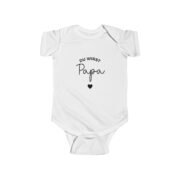 Infant Bodysuit — "Du Wirst Papa" New Dad Announcement Baby Onesie - Image 5