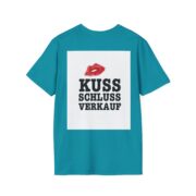 T-Shirt — "Kuss Schluss Verkauf" Lip Print Graphic Tee - Image 28