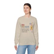 Sweatshirt — "Oma weiß alles" Funny German Grandma Crewneck - Image 15