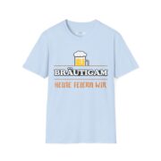 Bräutigam T-Shirt – German Groom Beer Graphic Tee (Heute Feiern Wir)
