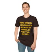 T-Shirt – "Gerne wäre ich elegant und sexy! Aber heute ist Sonntag, da bleib ich faul und geil" - Image 10